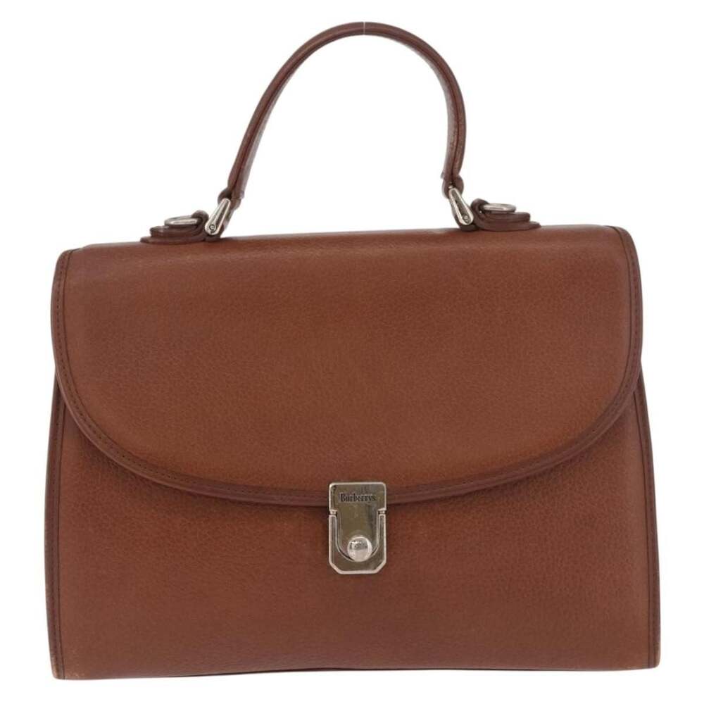 Burberry Brit Leather Handbag Brown